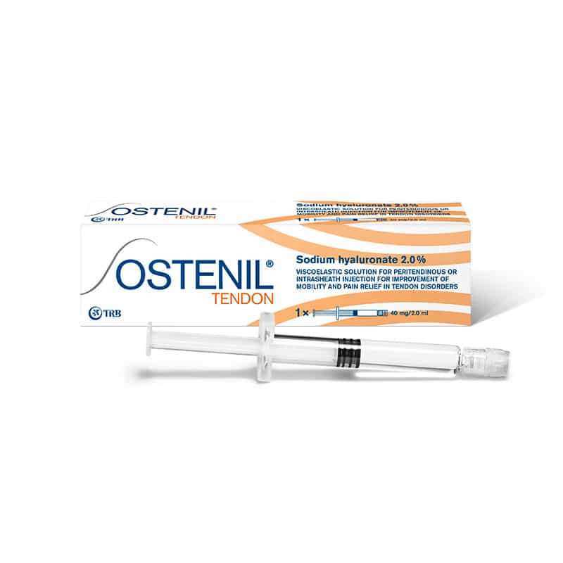 Siringa e confezione di Ostenil Tendon