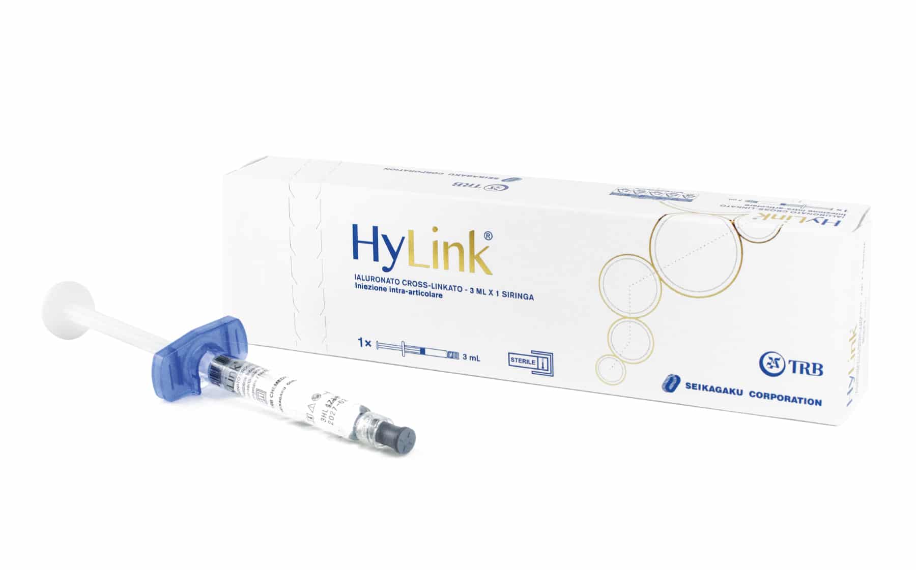 Siringa con confezione HyLink ialuronato tridimensionale